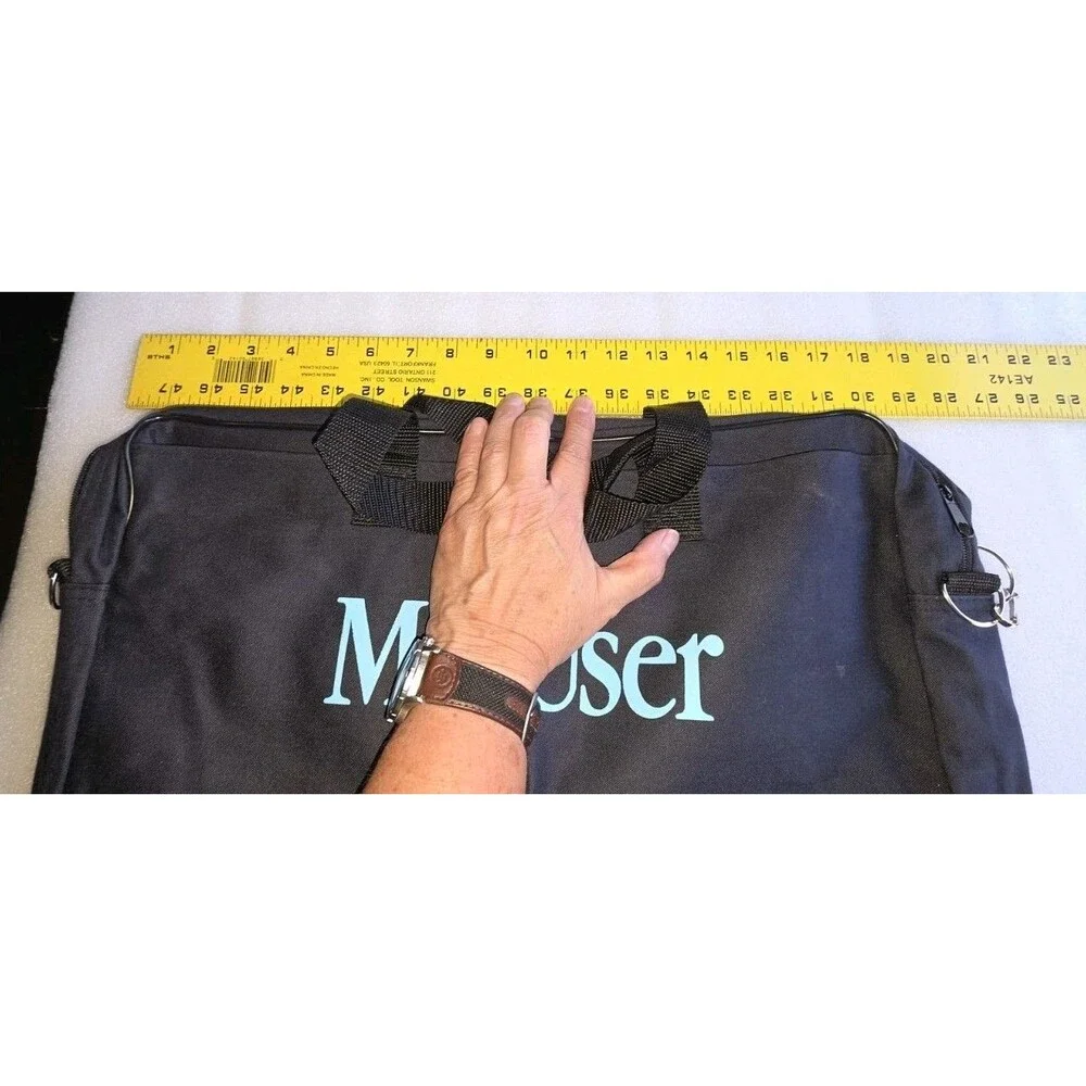 Vintage Apple Mac User Travel Bag Tote Shoulder Side Bag with Strap Blue Canvas